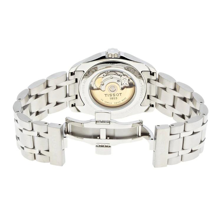 TISSOT Kutu Collection Automatic Mechanical Movement 100m Water Resistance Men's Watches Watch 39mm White Dial T035.407.11.031.00
