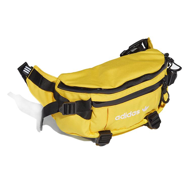 New Adidas Originals Polyester Sling Bag, Fanny Pack Regular Unisex Yellow GD5014