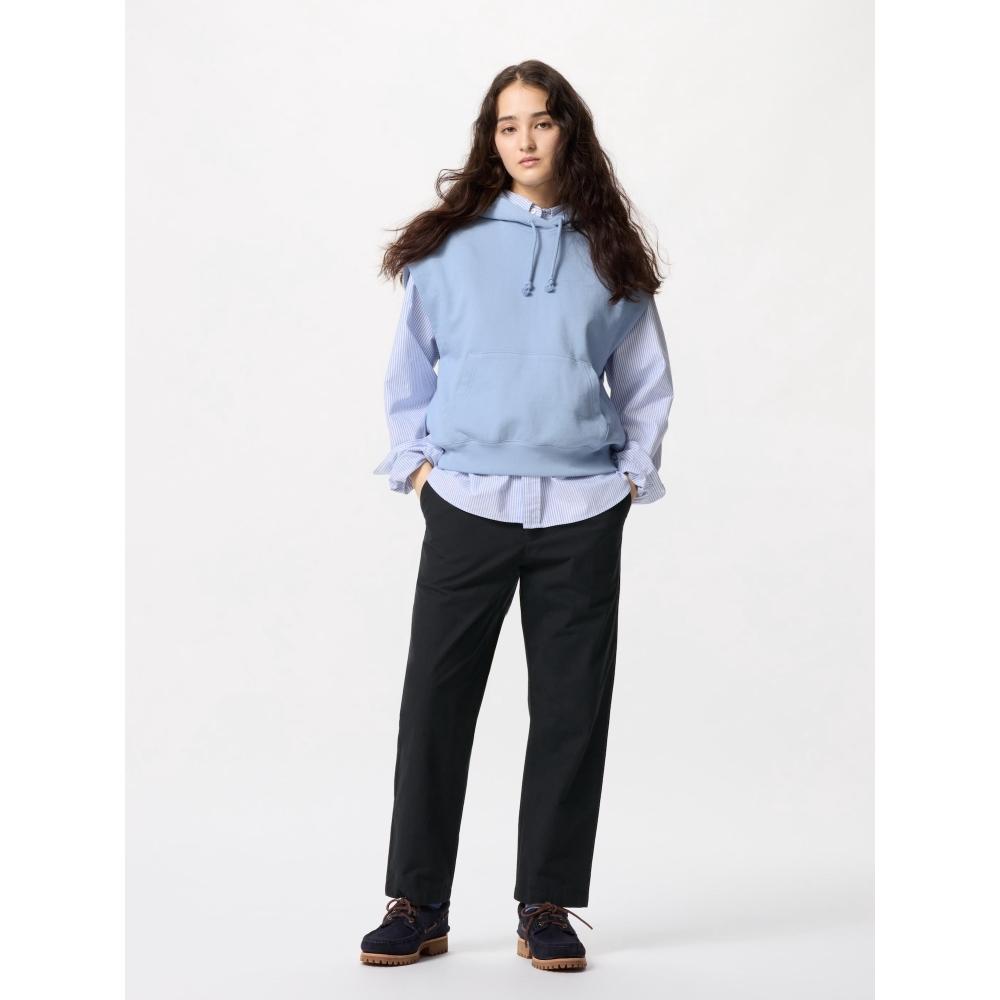 

Uniqlo Хлопковые брюки Relax до щиколотки 09 BLACK/WOMEN XXL