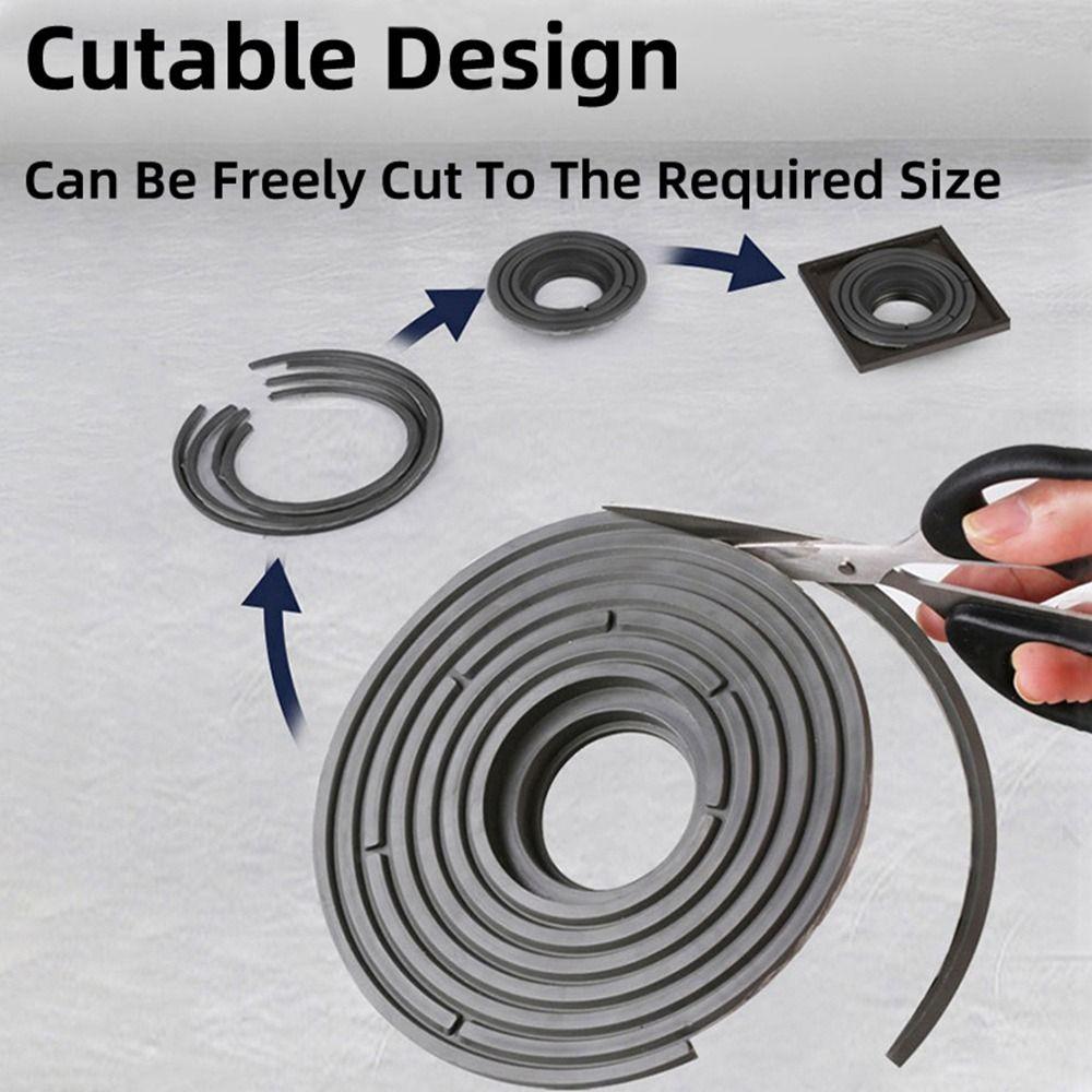 1Pcs Bathroom Floor Floor Drain Core Can Be Cut Sewer Rapid Drainage Durable Sewer Cover