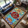 2026 New Style Illuminati All-Seeing Eye Carpet Rug for Living Room Bedroom Home Sofa Decoration,Kids play Non-slip Floor Mat