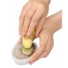 PEARL METAL White Grater, 9.5cm Long x 6cm Wide x 3cm High, with Ginger and Garlic Grater Container, Gadgetcon CC-1204