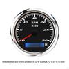 Digital Tach Hour Meter Universal RPM Gauge for 12V/24V Auto Boat Truck