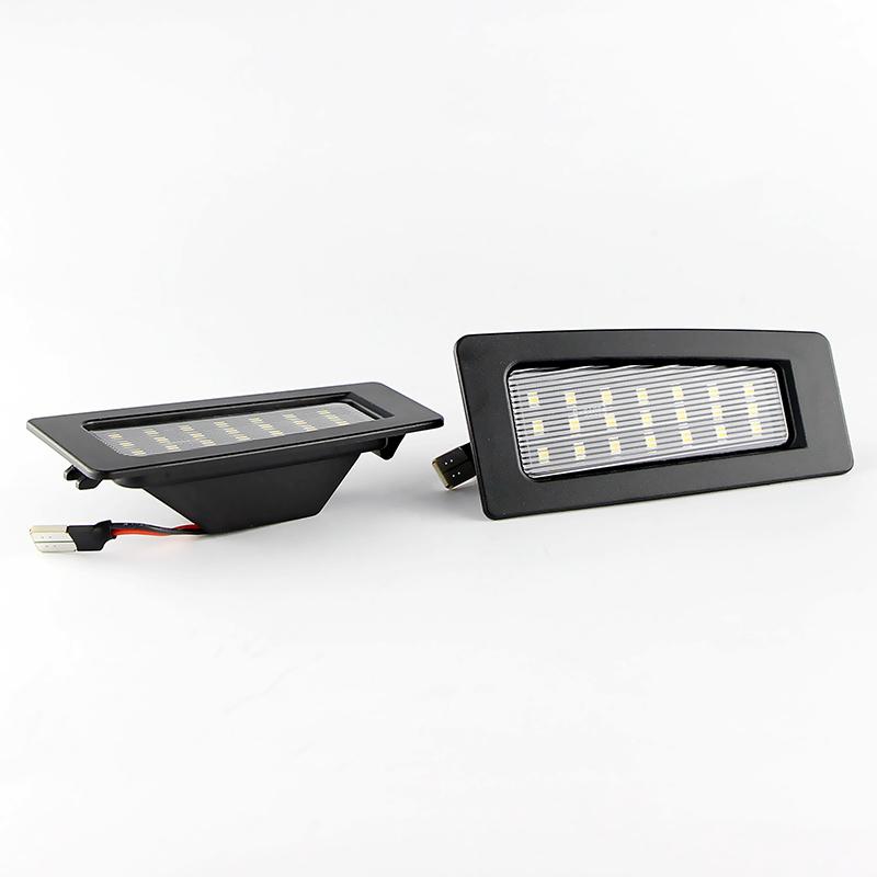 2PCS LED Number Plate Lamp For Mazda CX-3 2016-up 3 Axela BM/BN 2013-2018 3 (Gen3) 2014-2018 White License Plate Light Assembly