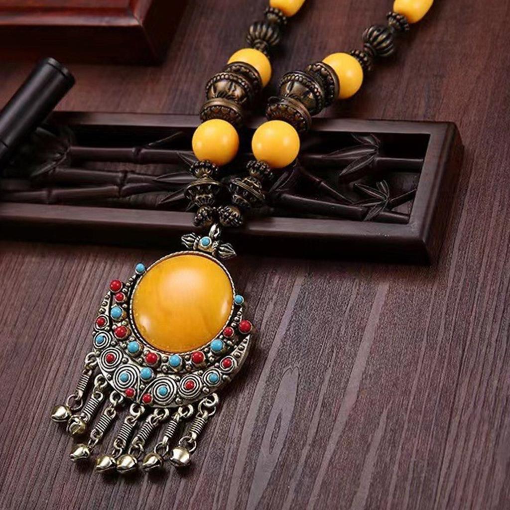 Vintage Styles Sweater Necklace Fashionable Women Headpiece Beaded Hairpiece for Special Event