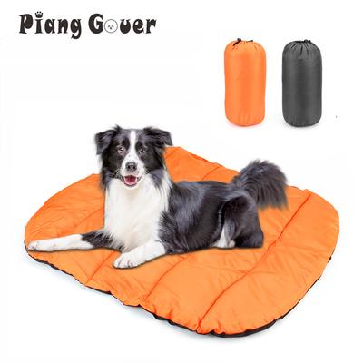 Tapis fin pour animaux de compagnie Printemps Automne Pique-nique Lit pour chien Couverture Tapis pliable pour animaux de compagnie Coussin Chat Chiot Imperméable Tapis d'extérieur Pour Camping Voyage
