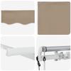 Retractable Awning Beige 350 X 200 Cm Fabric
