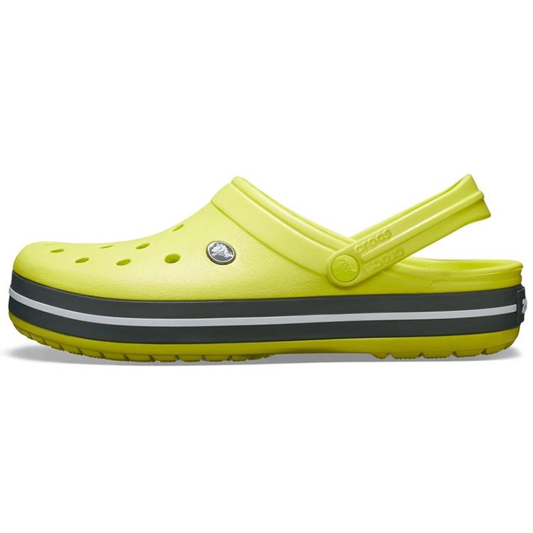 Crocs Crocband Clogs Citrus Grey Unisex 11016-725 EU 37-38