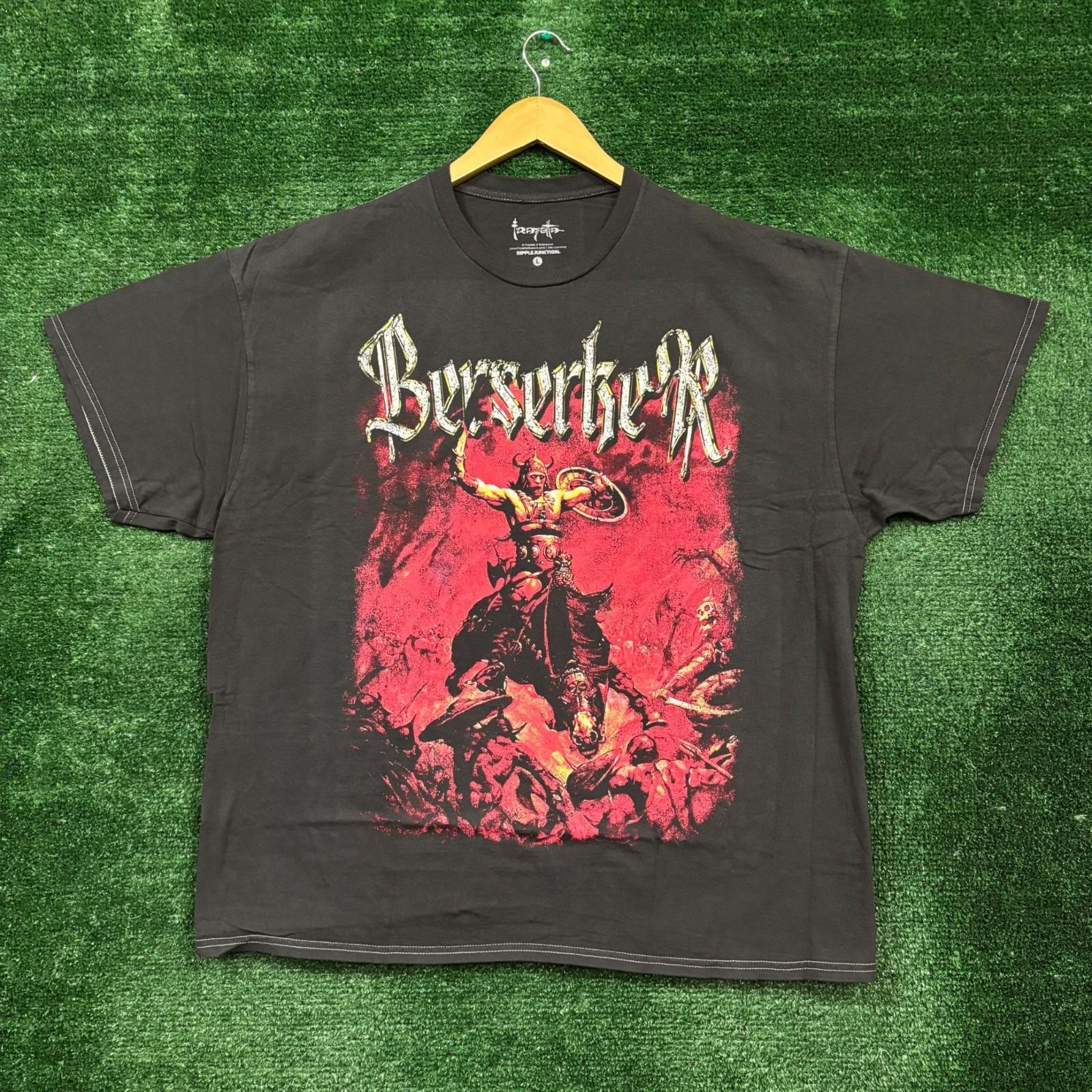 Asenblut Berserker Album Viking Metal Band Oversized T-Shirt Size Large S