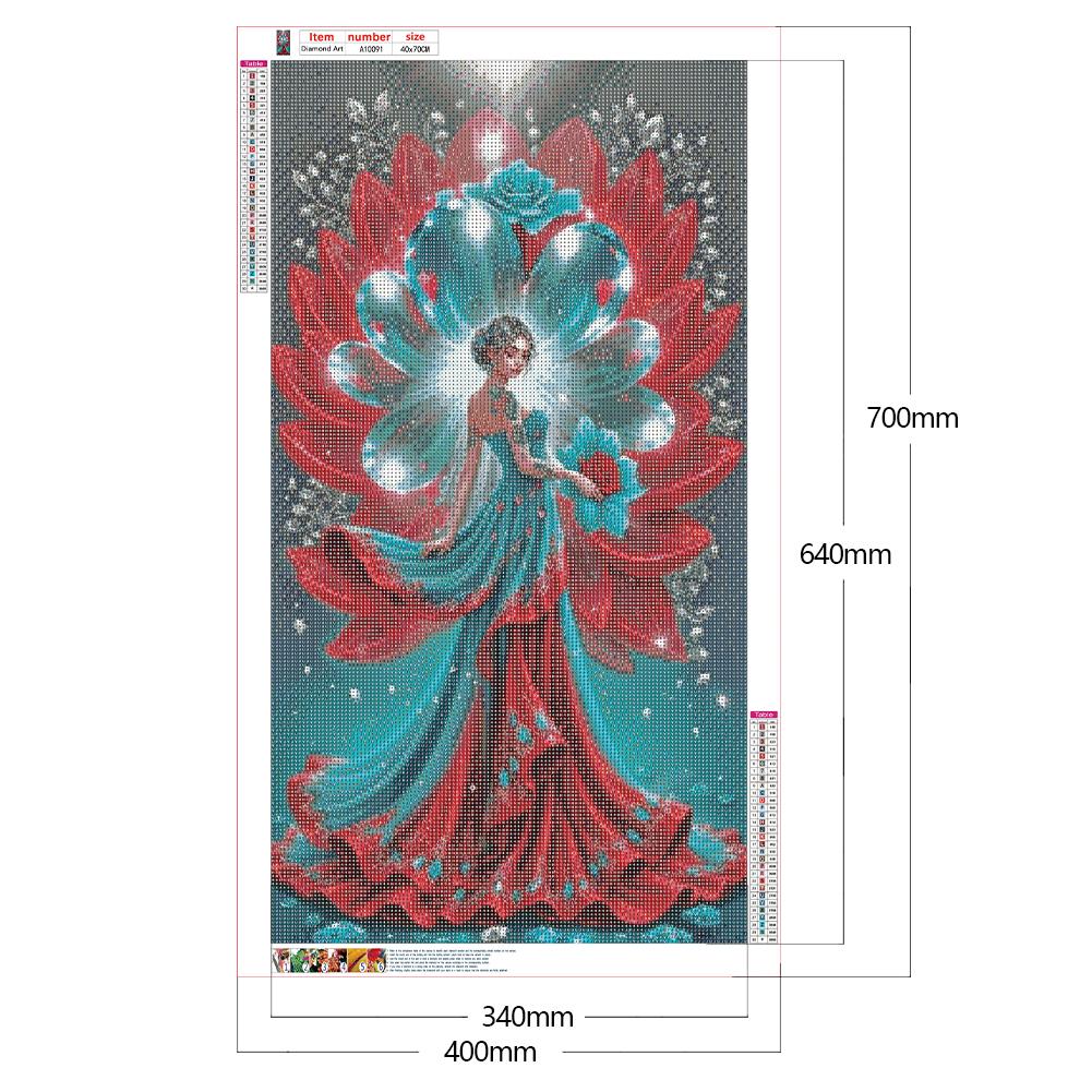 5D DIY Full Round Drill Diamond Painting Character Kit Home Decoration Art Craft