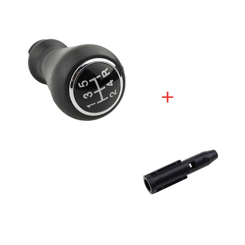 Car Gear Shifter Knob Leather Stick Car Gear Shifter Manual 5 Speed Shift Lever For Peugeot 106 206 306 406 407 107 207 307 205