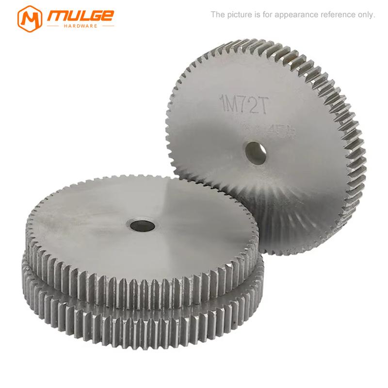 Spur Gear 1M-81T/82T/83T/84T/85T/86T/87T/88T/89T/90Teeth SC45# Carbon Steel Material Cylindrical Gear Transmission Accessories