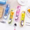 Children's Stainless Steel Tableware Set with Cute Chopsticks and Gift Box