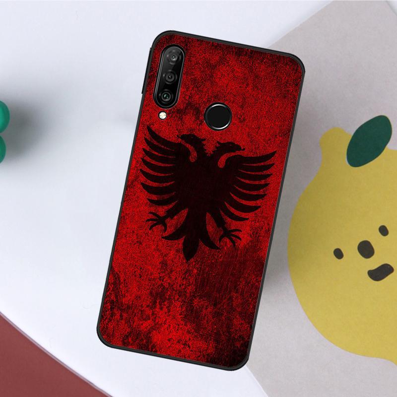 

Albania Flag For Huawei Nova 12s 12i 11i 8i Y73 Y72 Y61 Y91 Y90 Y70 Y60 9 10 SE P30 P40 Lite P60 Pro Case Huawei Nova Y60
