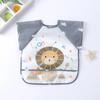 0-3Y Baby Burp Clothes Waterproof Eating Smock Infant Toddler Baby Cartoon Sleeveless Art Apron Animal Smock Soft Baby Bib