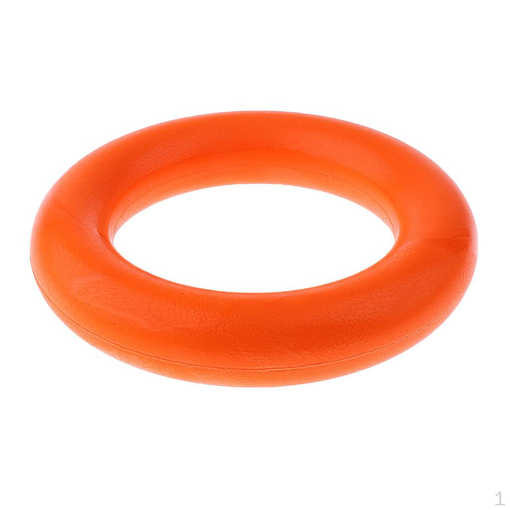 Non Slip Durable Rubber Water Buoyant Floating Throwing Ring Float Buoy for Safety Rope