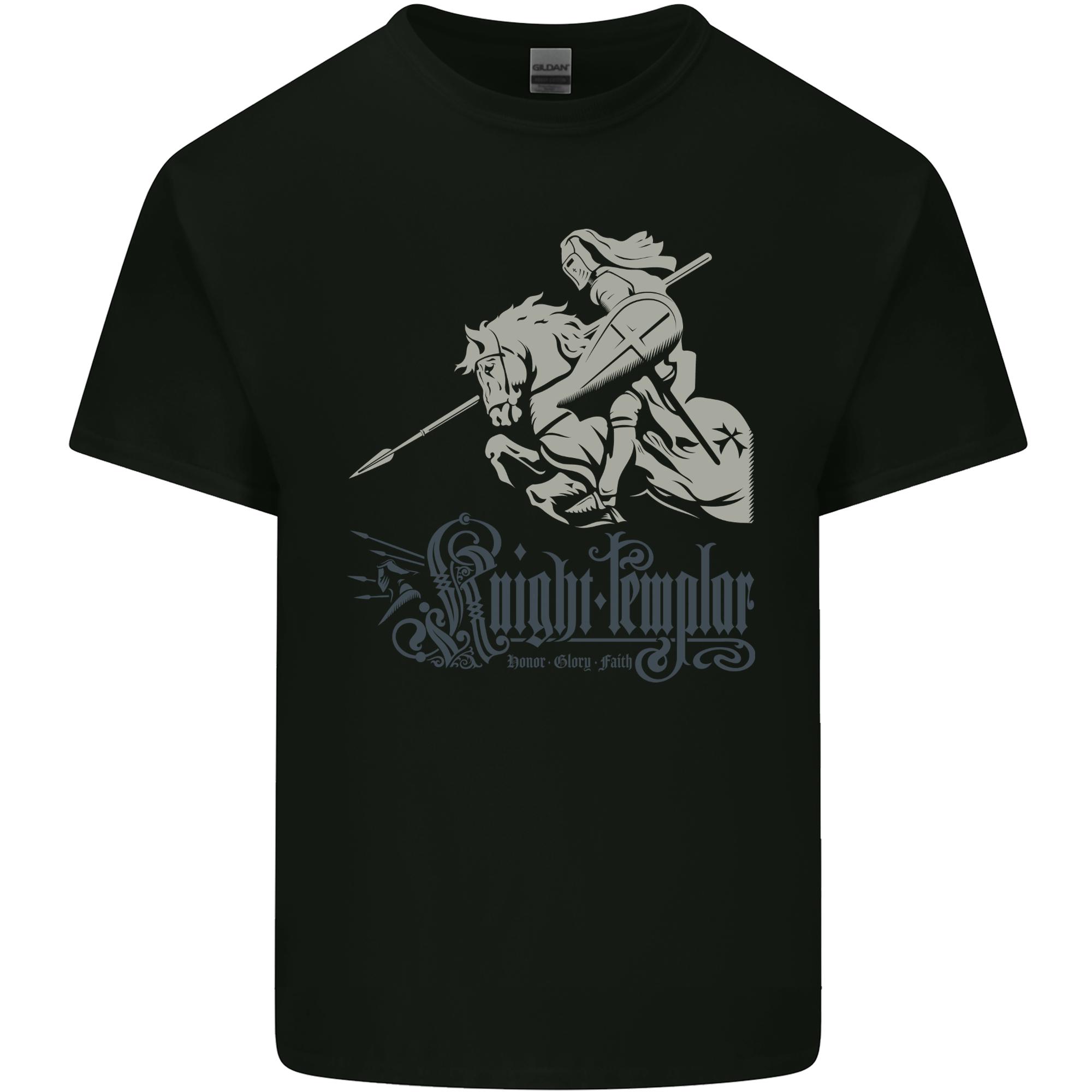 Knights Templar St Georges Day Horse Dragn Unisexs Light Cotton TShirt S
