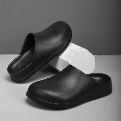 Zapatillas EVA para Hombre Suaves para Exterior Hogar Zapatos Casuales para Mujer Antideslizantes para Pareja Zapatos de Jardín Impermeables Zapatos de Chef Sandalias de Enfermera Médico