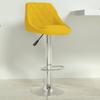 Day and Night - Day and Night Mustard Yellow Velvet Bar Stool