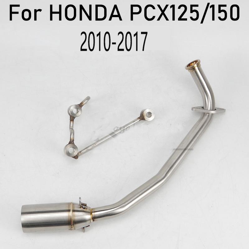 Motorcycle Yoshimura Scooter Exhaust Muffler Modified Front Connection Mid Pipe For Honda PCX 125 PCX 150 2018 2019 2010 - 2016