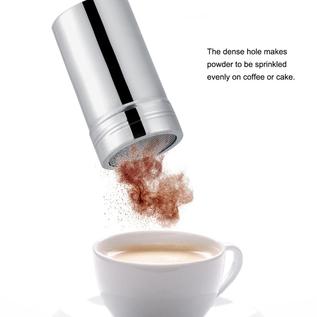 Stainless Steel Cocoa Powder Shaker Chocolate Icing Sugar Shaker Sifter