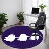 1pc Ghost Party Office Round Area Rug, Under Office Chairs Bedroom Living Room Home Decor, Room Deco