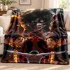 Attack on Titan Decke Flanelldecke Weiche Gemütliche Plüschdecke für Sofa Bett Leichte Heimdekoration Outdoor Camping
