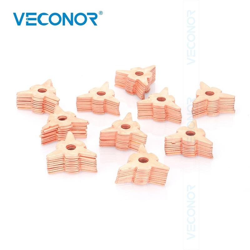 100Pcs Dent Pulling Washer For Spot Welder Panel Pulling Star Washer Spot Welding Machine 10.8mm Hole Diameter