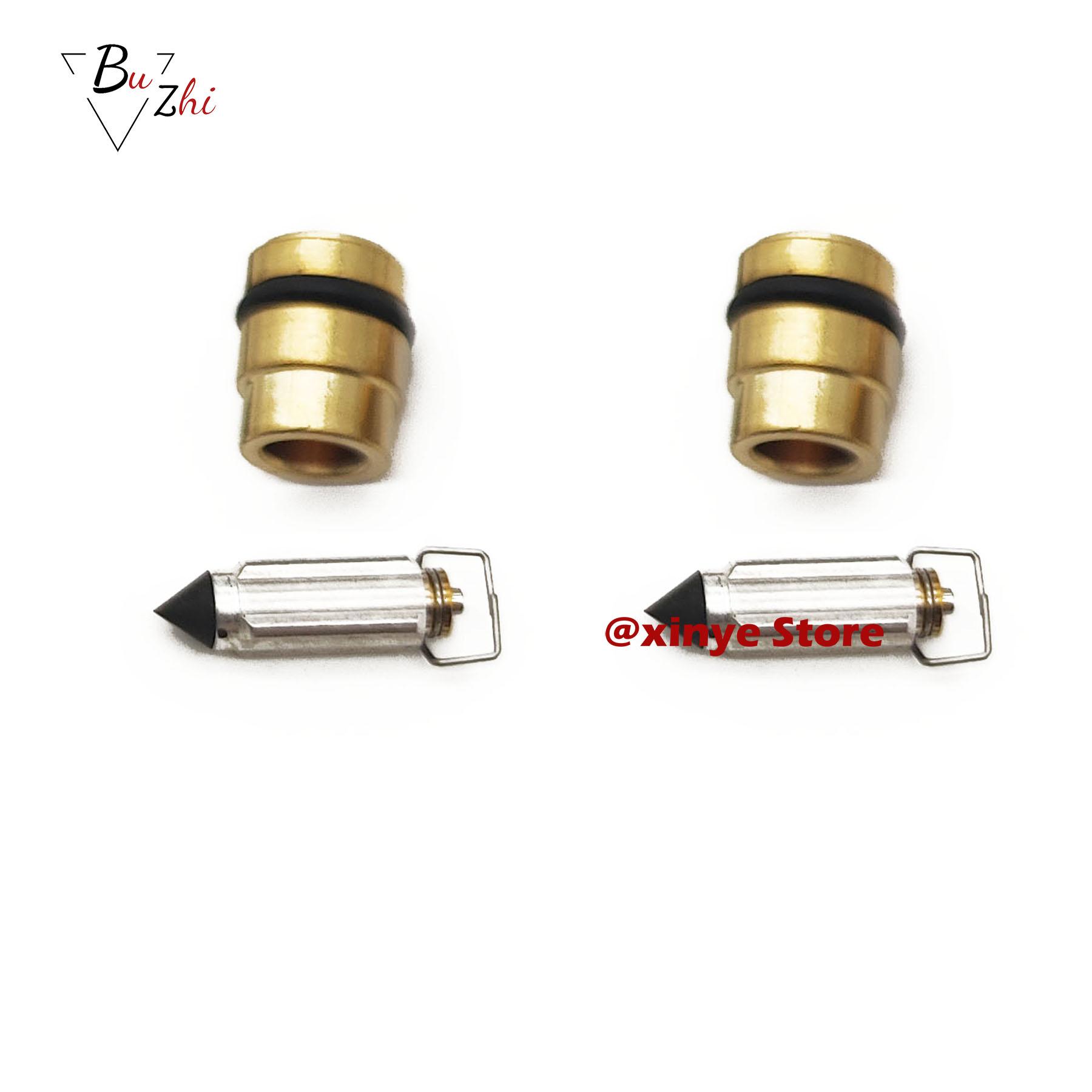 Carburetor Float Valve Needle Seat for Yamaha Big Bear 350 YFM350 YFM350FW YFM350U Kodiak 400 YFM400FW YFP300 YFM400 YFM 350 400 2pcs