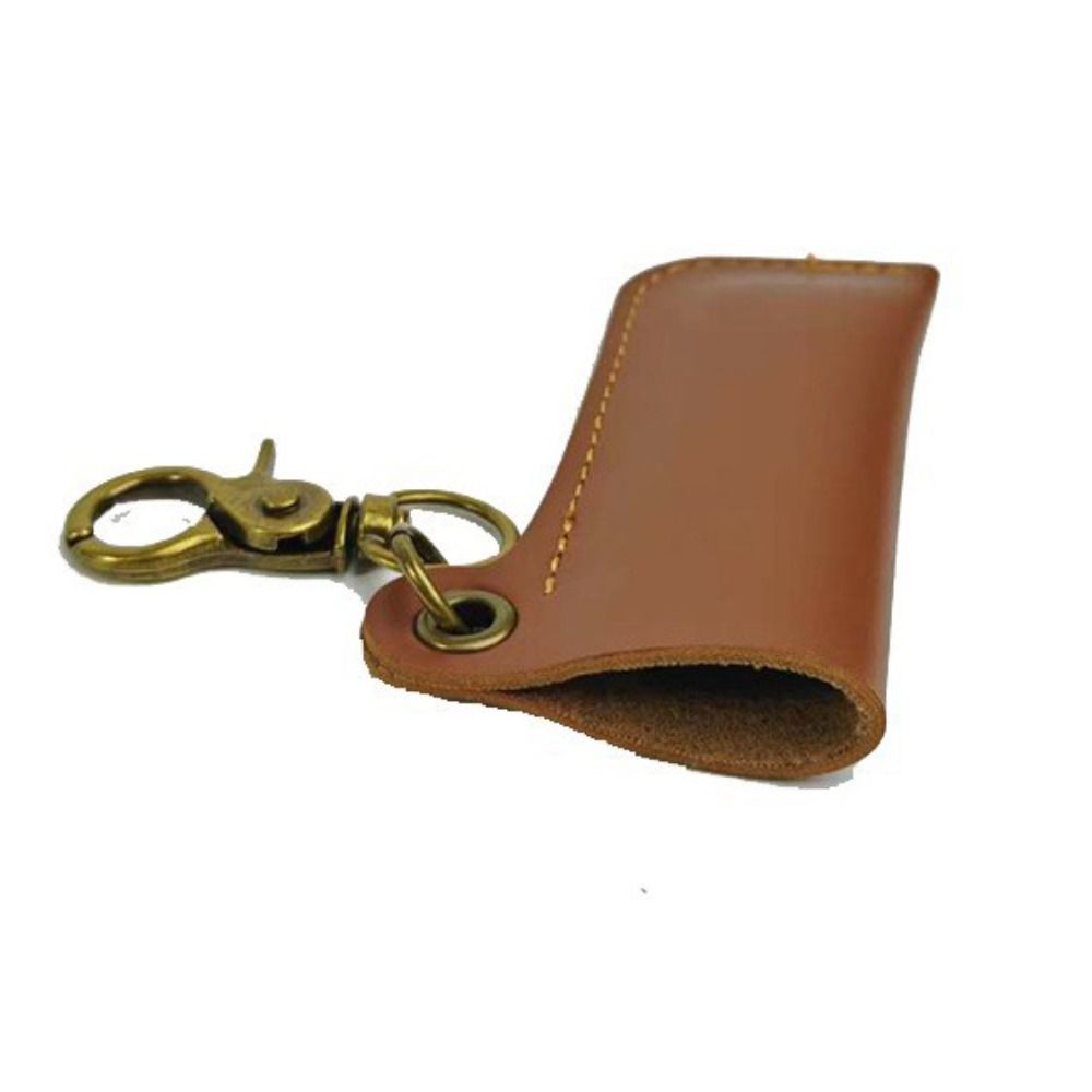 Retro Leather Protective Shell PU Leather Lighter Storage Bag High-end Design Lighter Case Outdoor