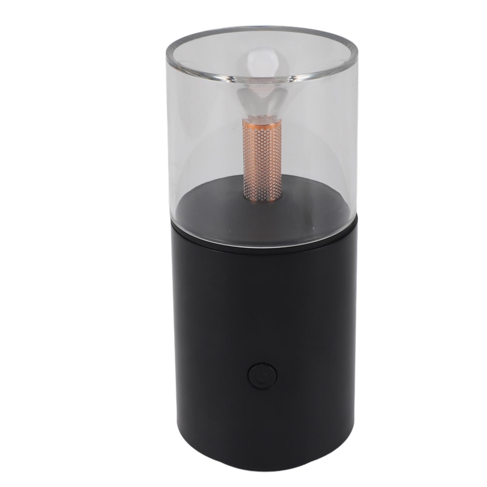 

Car Diffuser Humidifier Aromatherapy Essential Oil Diffuser Portable Mini Humidifier USB Candlelight Aroma Diffuser for чорний