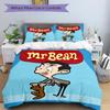 Mr Bean'S Adventures Print 3Pcs Bedding Setduvet Cover With 2 Bedropillowcase Home Birthday Gift