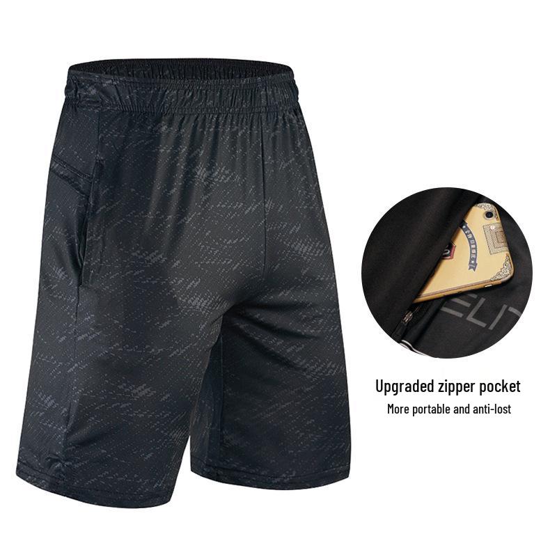 Men's Quick-Dry Basketball Shorts - Loose Fit, Running & Fitness Beachwear