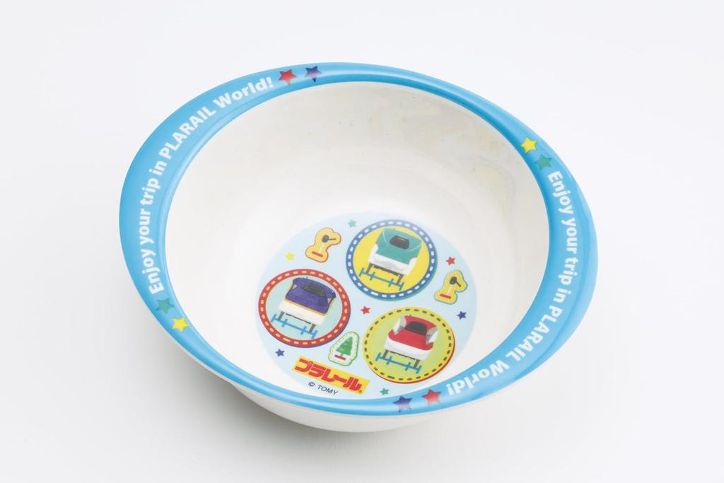 Skater Melamine Bamboo Dishwasher Bowl, Fiber, 290ml, Safe, Plarail, Boys, M34B-A
