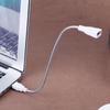 29cm USB Male To Female Extension Cable LED Light Adapter Wire Metal Flexible Tube
