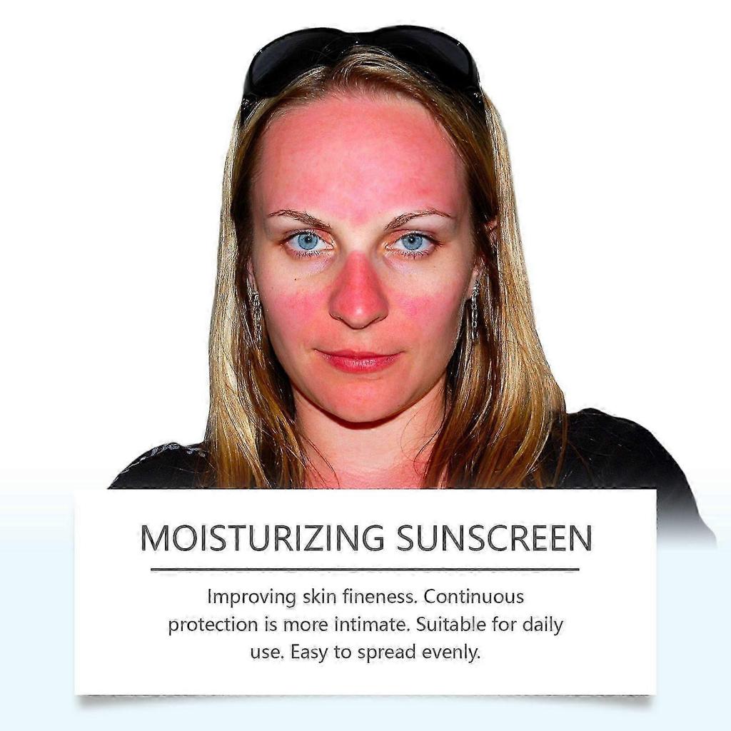 Feuchtigkeitsspendende Sonnencreme Gesicht LSF 50, Centella Sonnencreme, Centella Asiatica Sonnencreme für Gesicht und Körper, Täglicher Sonnenschutz, Erfrischend und Nichtfettend