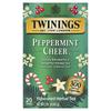 Twinings Flavored Herbal Tea, Peppermint Cheer, Caffeine Free, 20 Tea Bags, 40g (1.41oz)