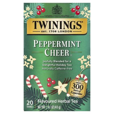 Twinings Tisana Aromatizzata alle Erbe, Menta Allegra, Senza Caffeina, 20 Bustine di Tè, 40g (1.41oz)