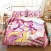 New No Game No Life Bedding Set Single Twin Full Queen King Size Bed Set Adult Kid Bedroom Duvet Cover Sets 3D Print Game Anime