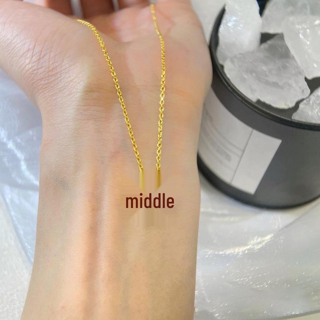 Collar de Trébol de Cuatro Hojas de Plata de Ley S925, Chapado en Oro con Nácar y Ágata sobre una Cadena Clavícula Cortada con Láser.