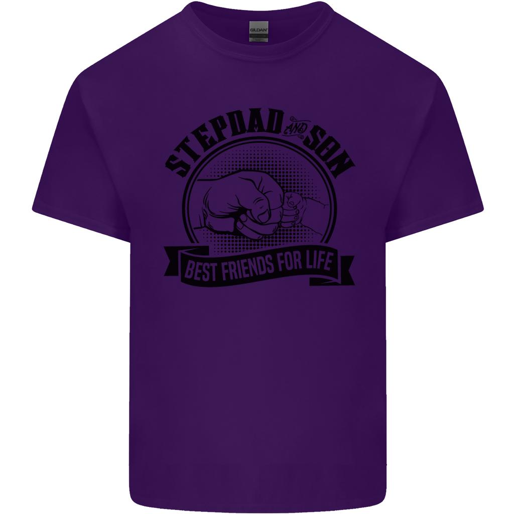 Stepdad Son Best Friends Fathers Day Unisexs Light Cotton TShirt