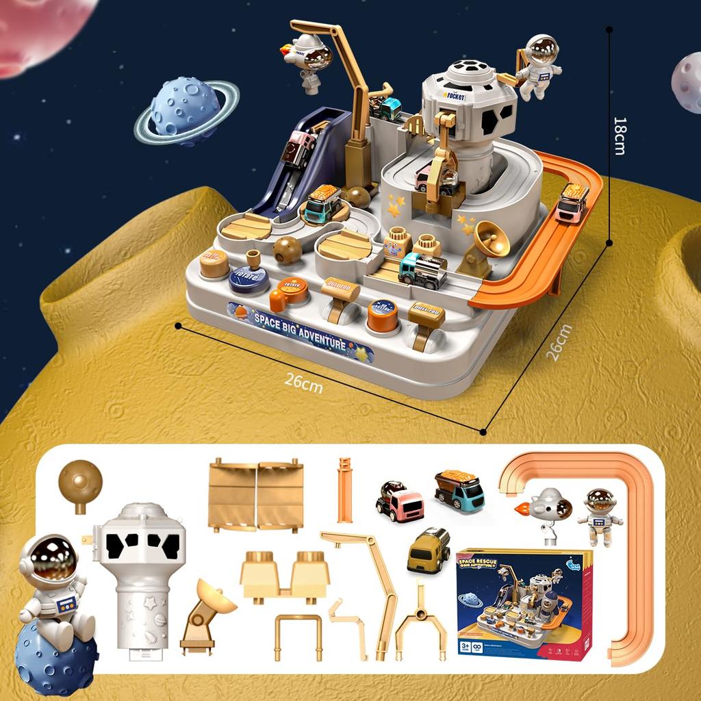 KaeKid Car Toy for Race Track Mini Ages Gift for No Batteries Educational Toy for Indoor Popular Gift for Birthday Christmas Kindergarten Entry Gift