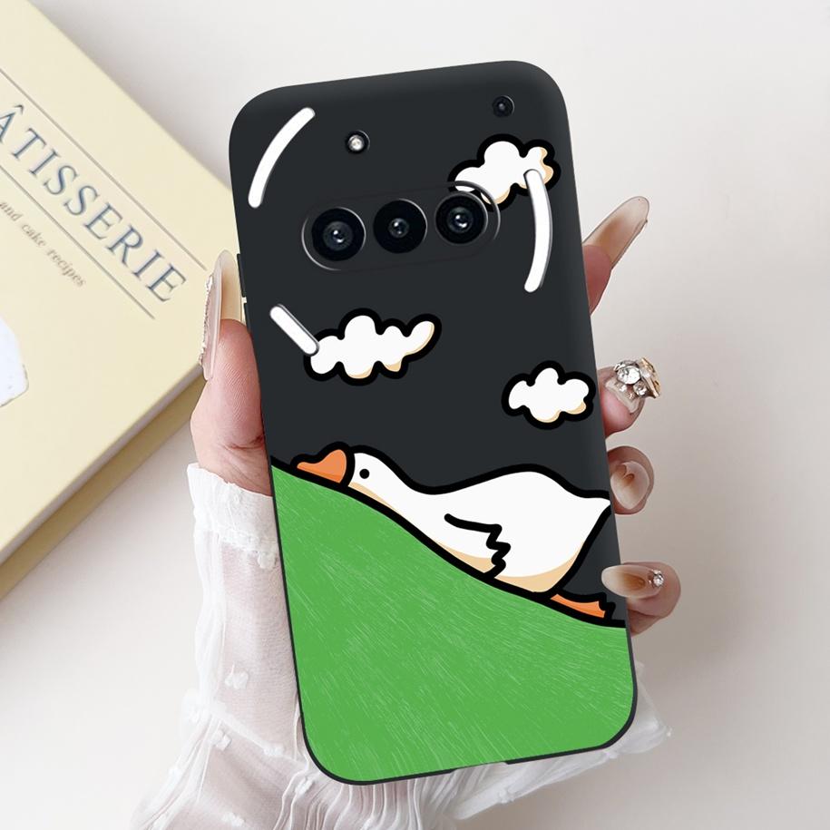 Para Funda Nothing Phone 3A A059 Lindo Dibujo Animado Panda Astronauta Silicona Suave Negro Mate Cubierta Para Nothing Phone3a Pro A059P Fundas