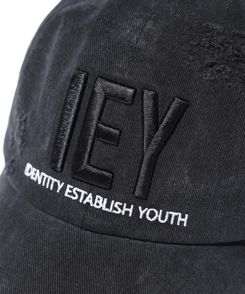 IEY Gran Logo Vintage Ball Cap Black