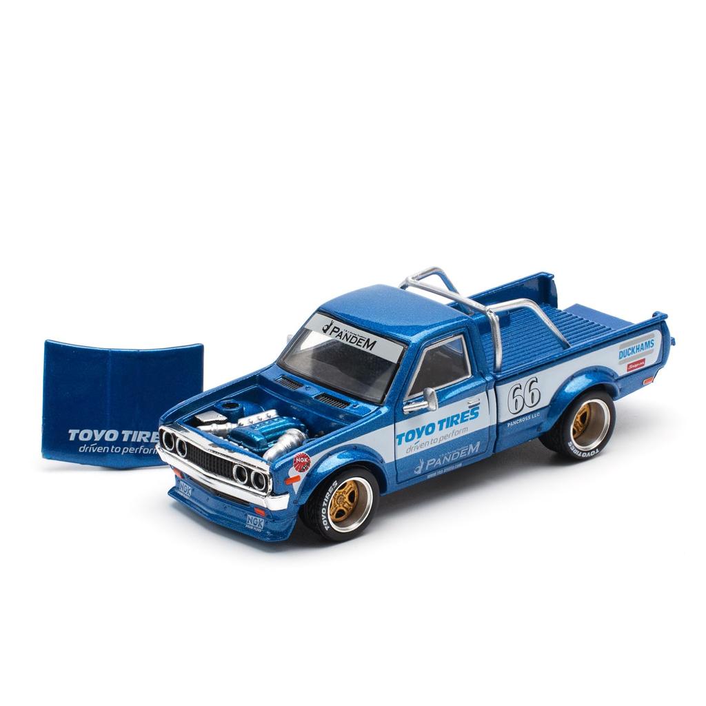 POP RACE Pandem Datsun 620 Blue New Touring PR640217 1/64 (Finished Model)