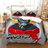Cool Classic Robot Grendizer Bedding Set 3 Piece Duvet Cover Set Vintage Kpop Bed Linen for Bedroom Decor for Boys Bedroom Decor