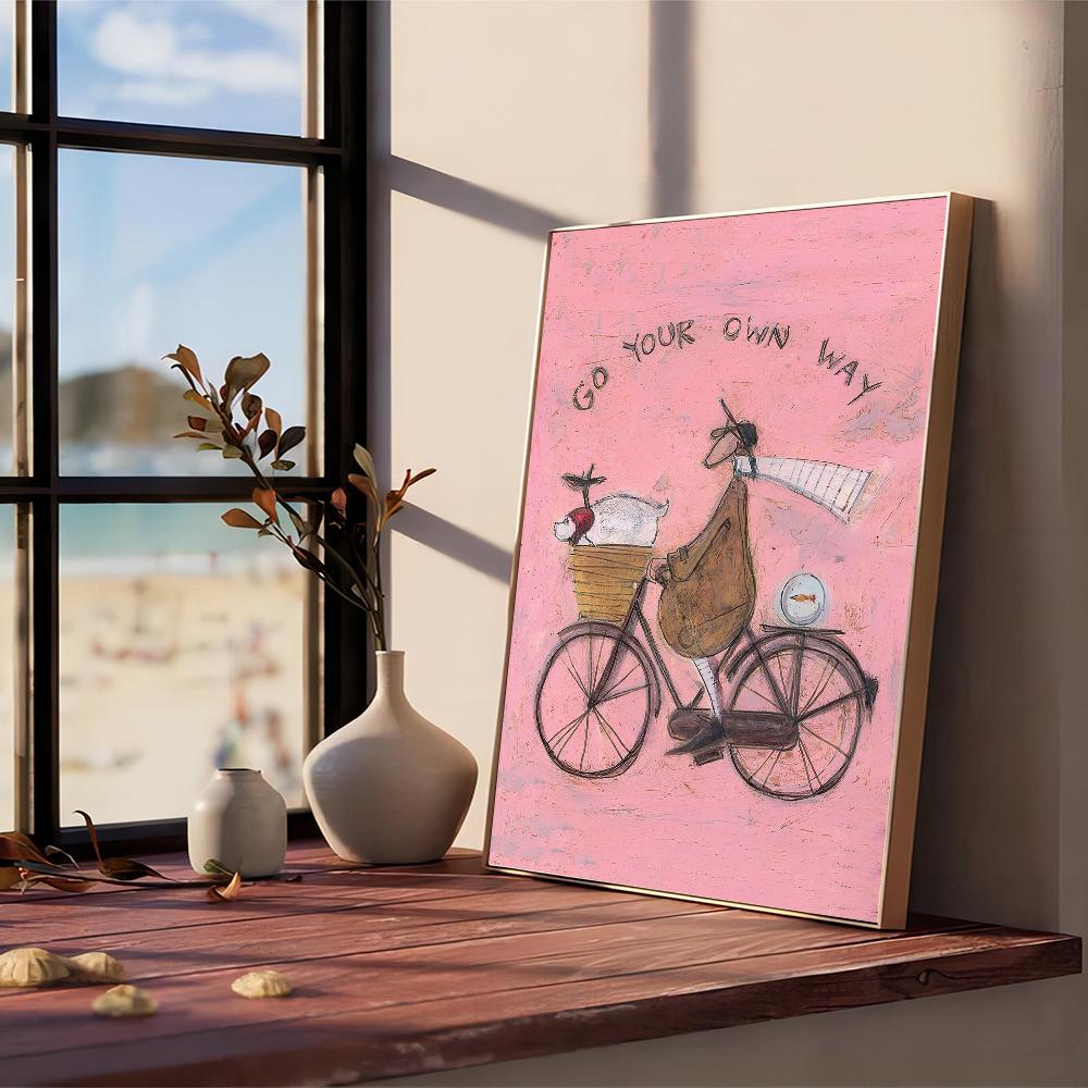 Sam Toft Kunst Klassische Filmposter Ausgefallener Wandaufkleber für Wohnzimmer Leinwanddrucke Bar Dekoration Zimmer Wanddeko