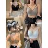 New One-piece Cup Careful Machine Double Shoulder Small Suspender Deep V Chest Wrap Vest Versatile Inner Wear Outer Wear Gather Tube Top Women