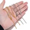 10pc 5pc Stainless Steel Semi-finished Bracelet Frame Chain with Adjustable EXtension Chain Lobster Clasp for DIY Jewelry Making