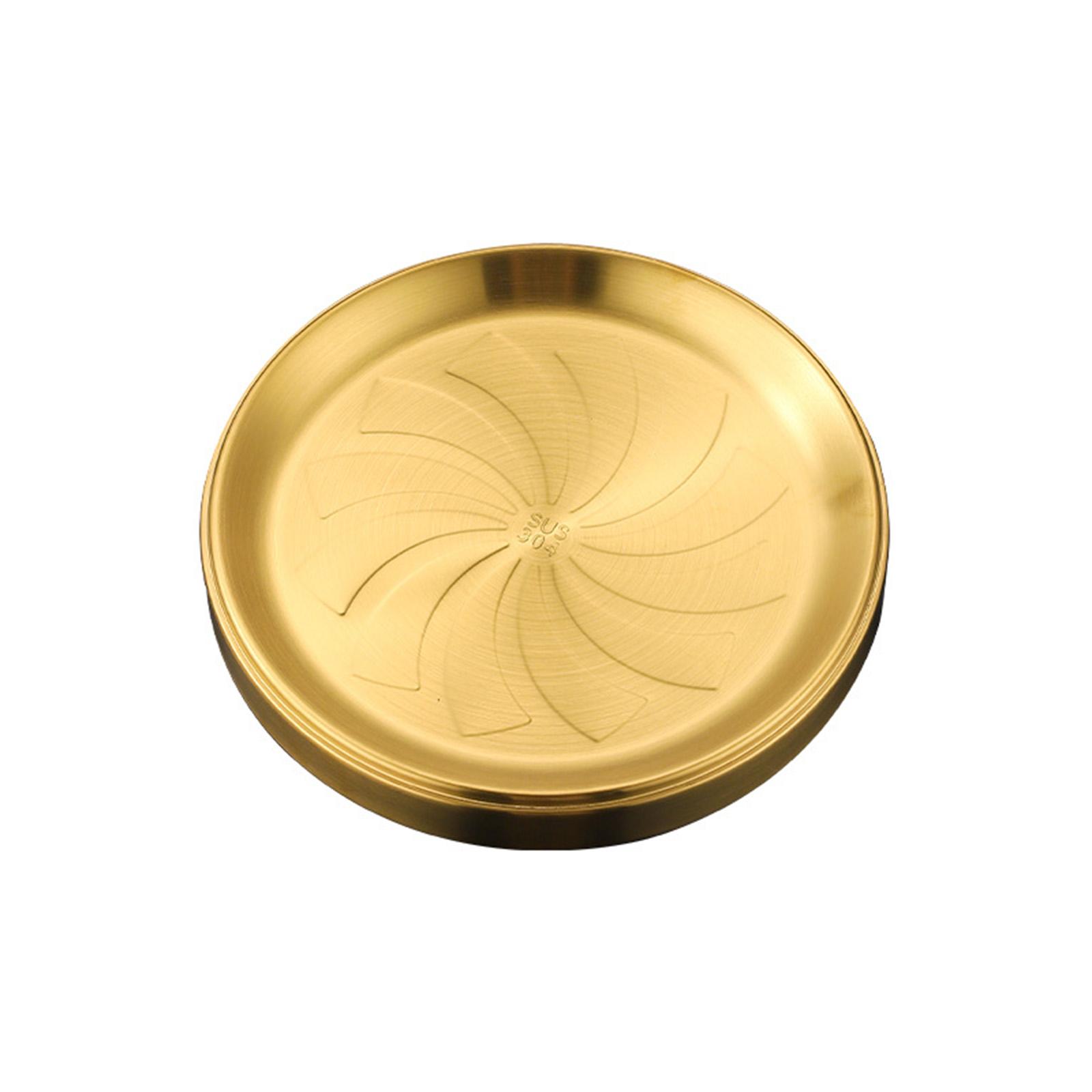 Duals Layer Stainless Steel Platter Heat Resistant Design Stackable Food Storage Platter Kitchen Serving Dish